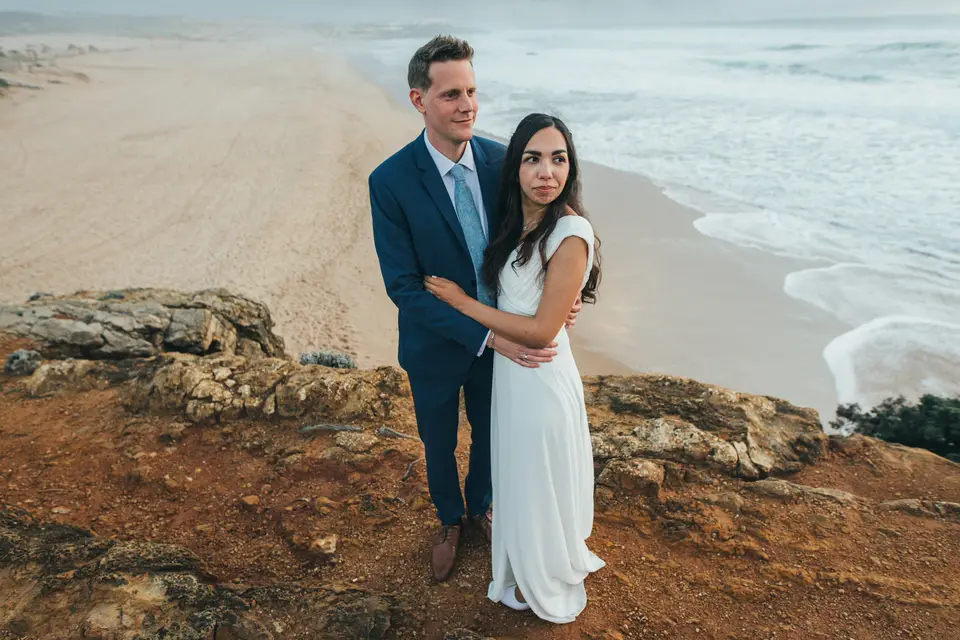 Elopement photography: an example frame from the portfolio