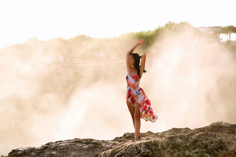 Flying dress photoshoot — sample shot